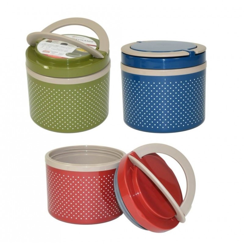 PORTAPRANZO TERMICO PREMIUM 1lt POIS TONDO KASAV