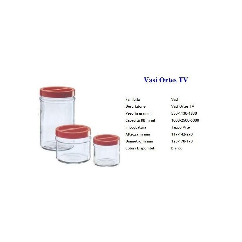 BARATTOLO ORTES 1000 TAPPO ROSSO