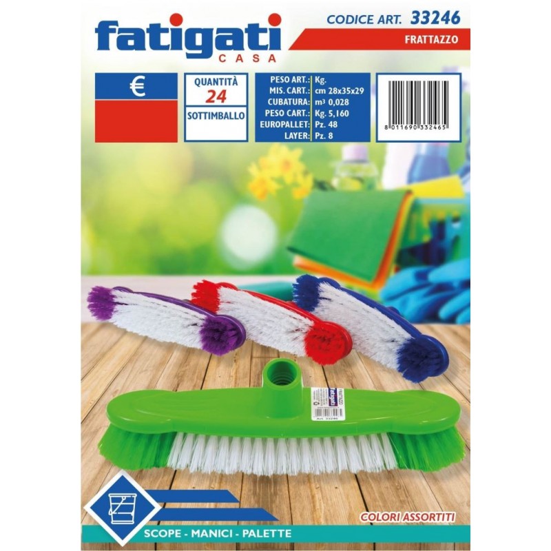 FRATTAZZO-SPAZZOLONE PAVIMENTI 33246 FATIGATI