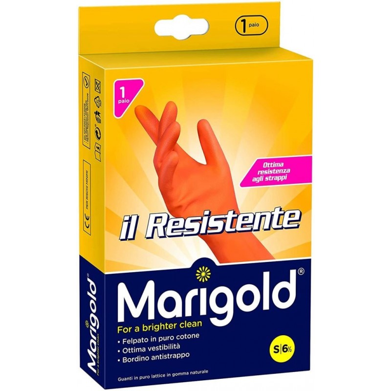 GUANTI MARIGOLD IL RESISTENTE PURO COTONE SMALL 6,5 VILEDA