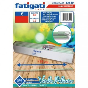 MANICO SCOPA METALLO 130...