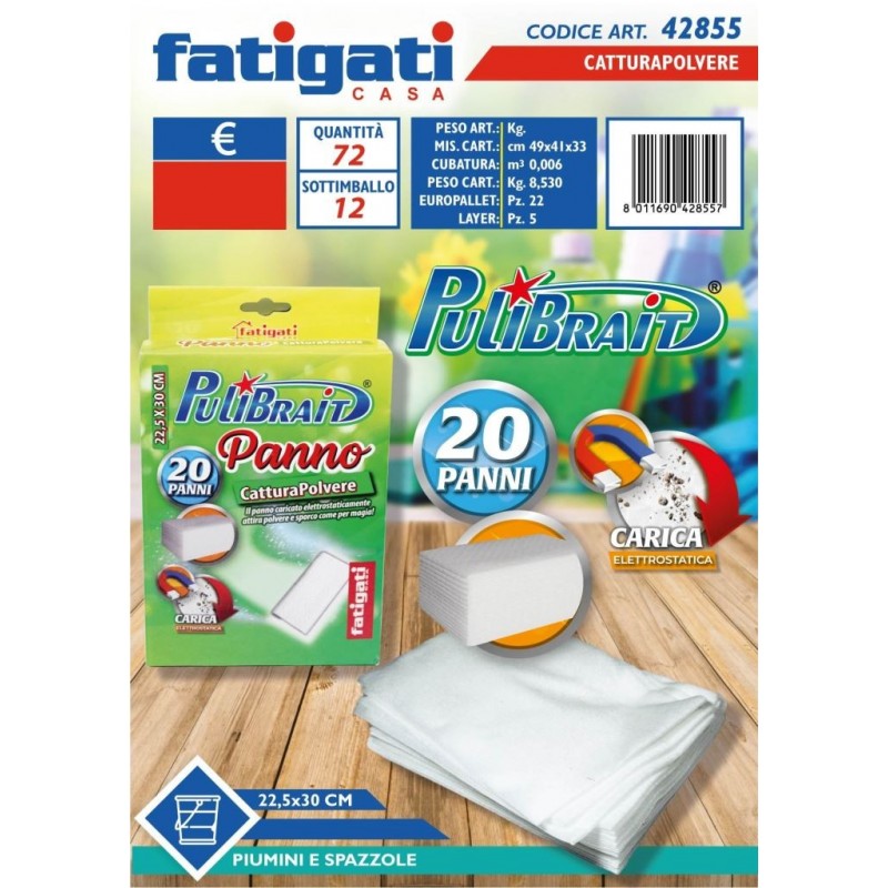 PANNO CATTURAPOLVERE A/20 22x30cm 42855 FATIGATI