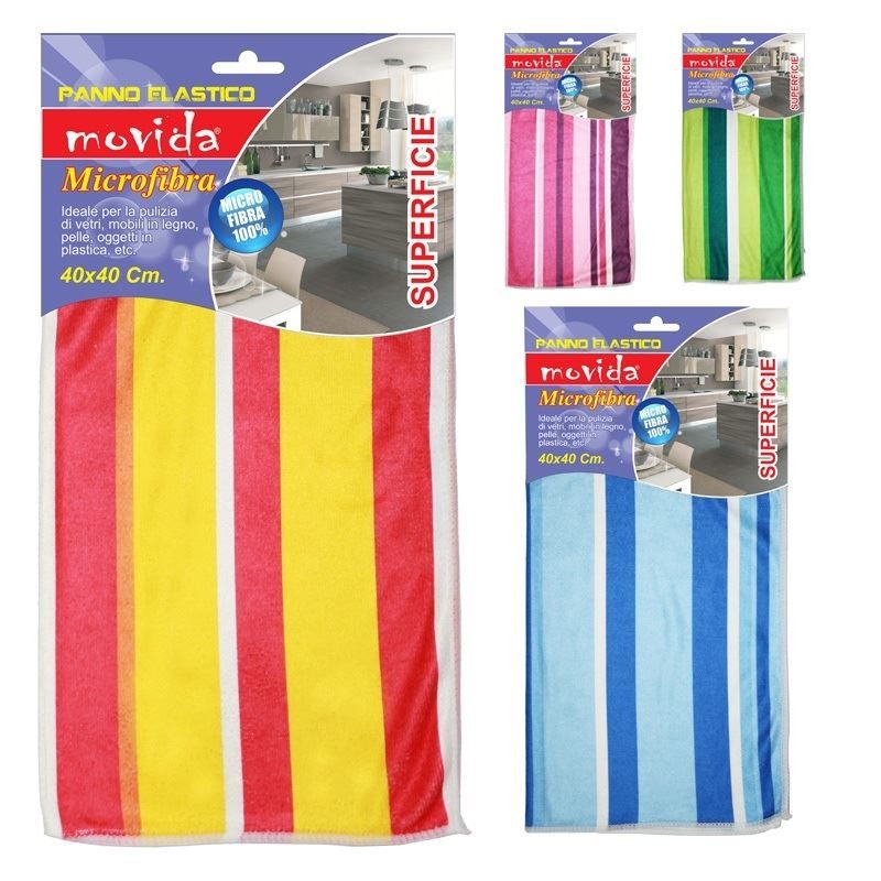 PANNO MICROFIBRA ELASTICO 40x40cm 64179 MOVIDA