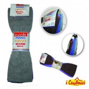 PANNO MICROFIBRA LUSSO 4pz...