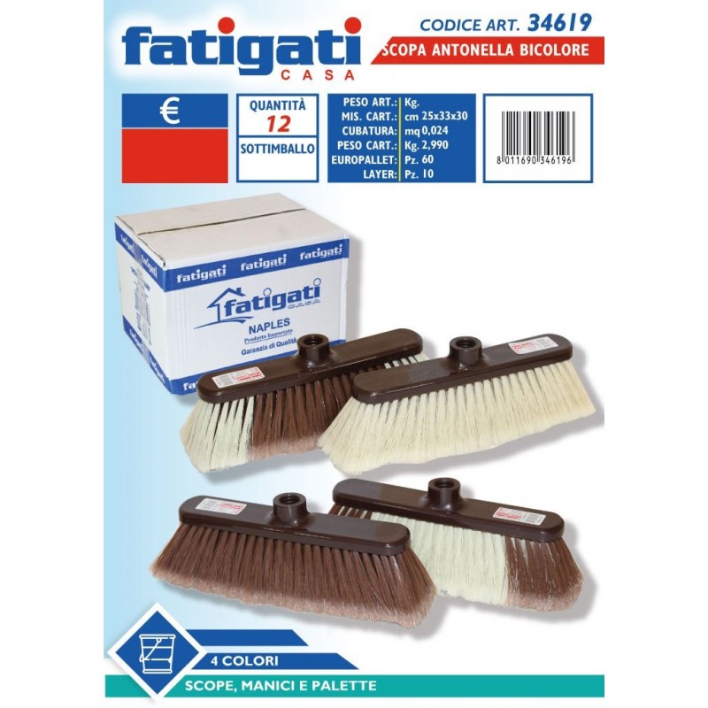 SCOPA ANTONELLA BICOLORE 34619 FATIGATI