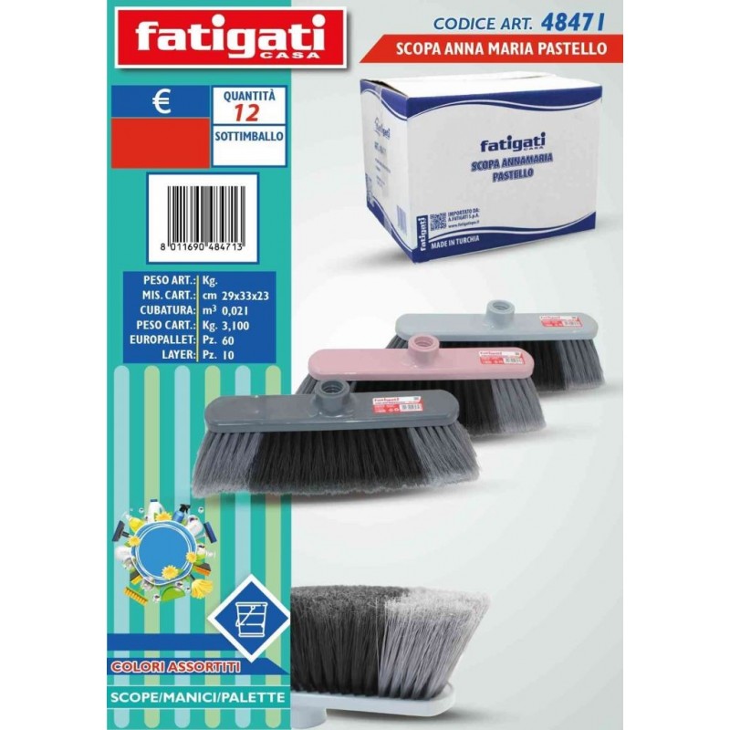 SCOPA BICOLORE ANNA MARIA PASTELLO 48471 FATIGATI