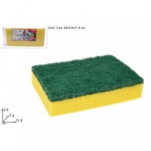 SPUGNA CUCINA 3pz 101834 DS