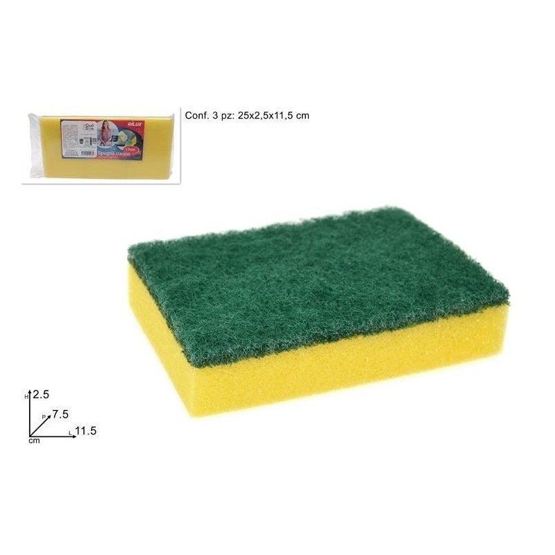 SPUGNA CUCINA 3pz 101834 DS