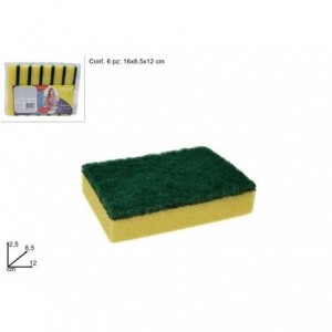 SPUGNA CUCINA 6pz 355176 DS