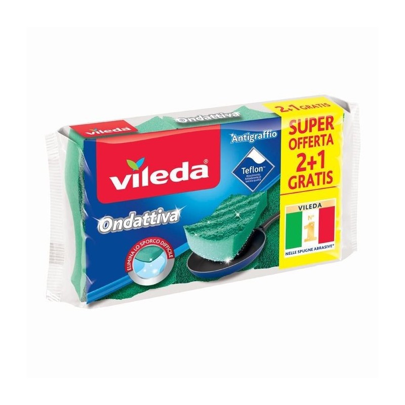 SPUGNA ONDATTIVA MILLEUSI 2+1 139181 VIL