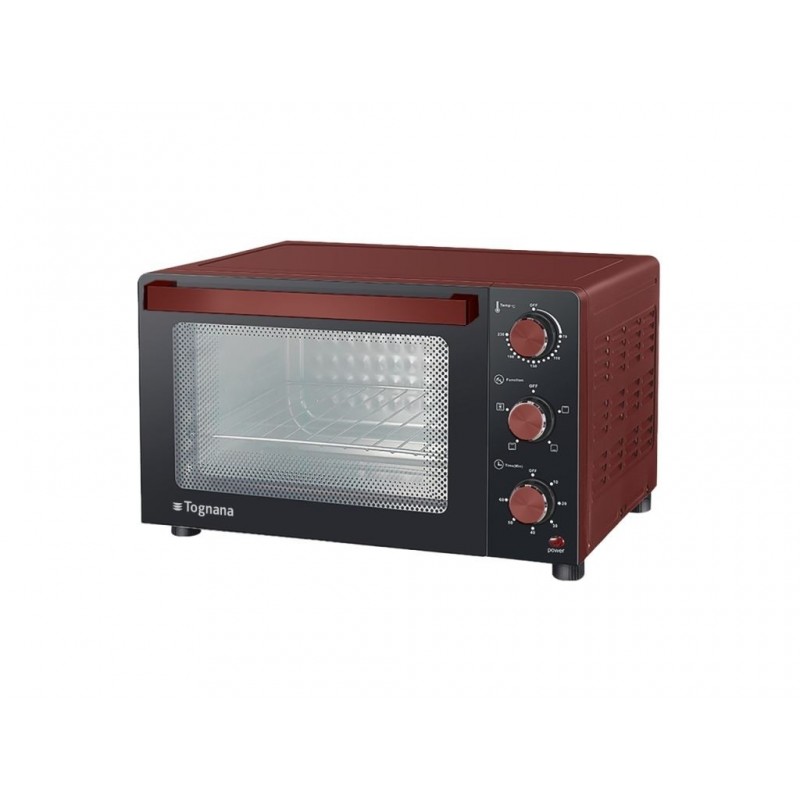 FORNO ELETT. 35 IRIDEA ROSSO VENTILATO/TIMER 1600W TOGNANA
