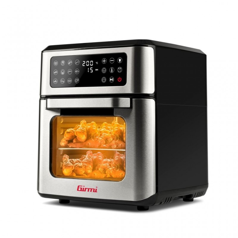 FRIGGITRICE ARIA DIG. FORNO GRILL 12 lt C/OBLO FG97 GIRMI