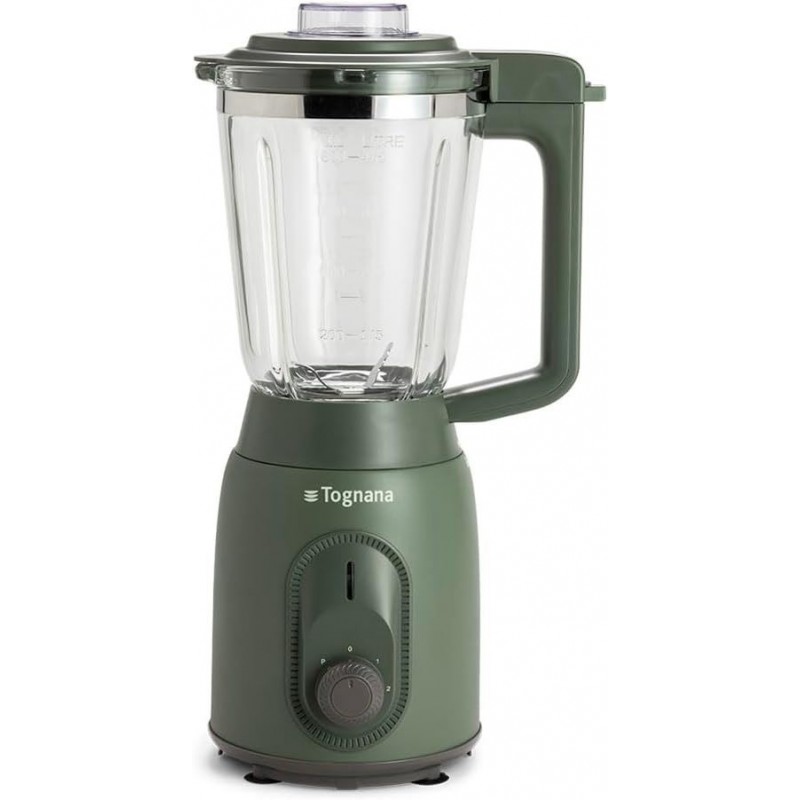 FRULLATORE TOGNANA BICCH. VETRO IRIDEA 300W VERDE