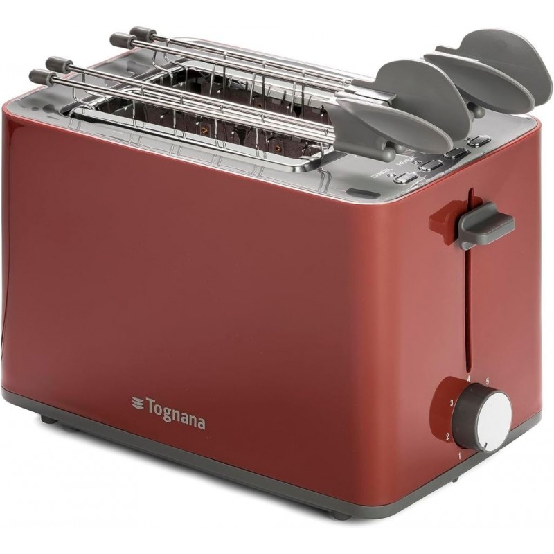 TOSTAPANE TOGNANA IRIDEA AUTOMATICO 850W ROSSO