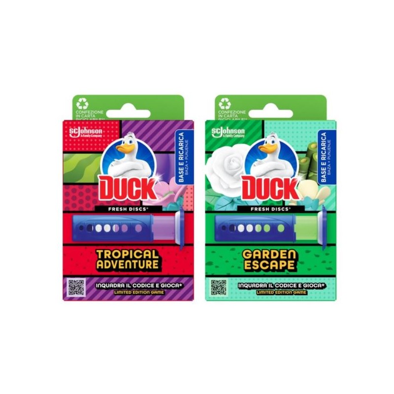 DUCK FRESH DISCS BASE+RIC. GARDEN/TROPICAL 36 ML